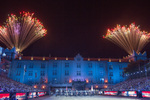 Schweiz_Basel Tattoo_Aufführung_Fernansicht unten