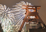 Feuerwerk über dem Zollverein 